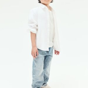 H And M Kids Boys White ColourShirt 6To 8 Years