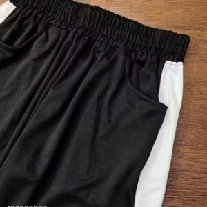 Private Label Classy Elegant Men Nightsuits Full Pant Colour Black And White Free Size