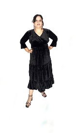 Private Label Womens M Size Black Dress