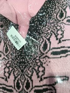 Private Label Woolen Kurti Free Size Pink