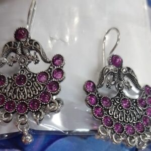 Private Label Oxyrized Ear Ring Purple
