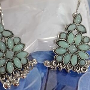 Private Label Oxyrized Ear Ring Green