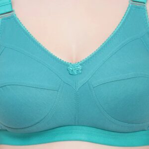 Private Label Women Everyday Non Padded Bra 42 Size Sky Blue