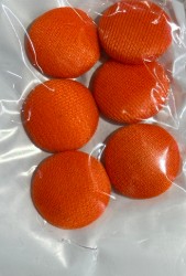 Private Label Kshama Trends darkMaroon Fabric Button Size Medium Pack Of 6