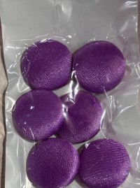 Private Label Kshama Trends darkMaroon Fabric Button Size Medium Pack Of 6