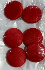 Private Label Kshama Trends darkMaroon Fabric Button Size Medium Pack Of 6