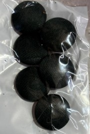 Private Label Kshama Trends darkMaroon Fabric Button Size Medium Pack Of 6