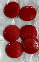 Private Label Kshama Trends darkMaroon Fabric Button Size Medium Pack Of 6