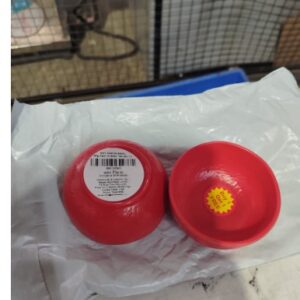 Private Label noodle 5.5 inch red colour bowl buy 1 get 1 free