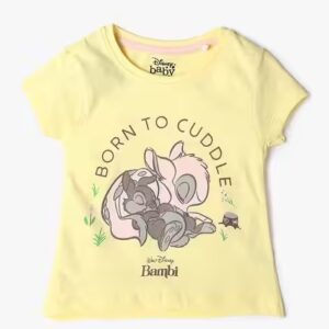 Frendz ellow Tshirts for Infants 6 To 12 Months