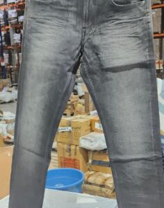 Yazzle Straight Fit Jet black colour size 34