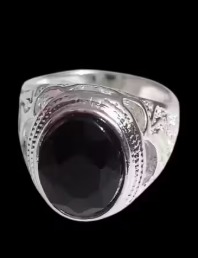 Private Label lack gems Fancy Ring