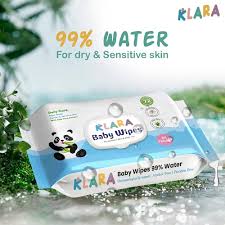 Klara Baby Wipes 72 Pcs