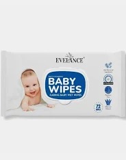 Evelance Baby Wet Wipes 72 Pcs