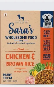 Saras Chicken And Brown Rice For Dog 300G