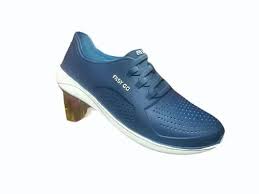 Casual Wear Pvc Mens Shoes Blue Size 6