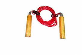 Fitness Forest Best Quality 1Pc Wooden Hand Grip Skipping Rope