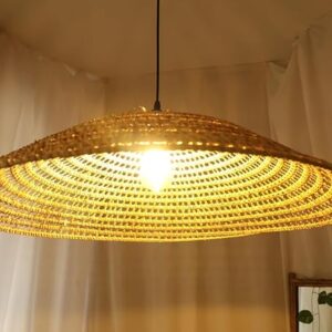 Decomia Handmade Bamboo Hanging Lamp Shade Perfect Hanging