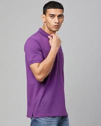 Gas Mens T Shirt Colour Purple Size L