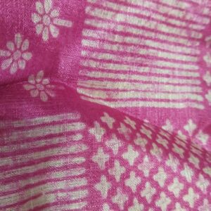 Pink Color Printed Women Cotton Dupatta