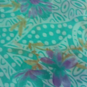 Blue Floral Printed Saree For Women