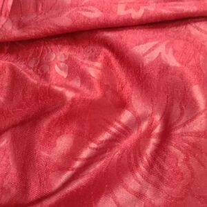 Red Color Polyester Curtain 7Ft