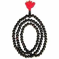 Black Moti Pooja Mala For Pooja