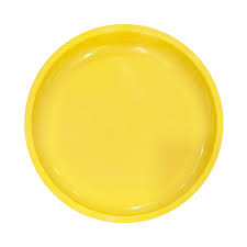 Plastic Plate Yellow Colour