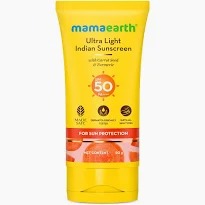 Ultra Light Indian Sunscreen Carrot Seed Turmeric 80Gm
