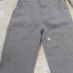 Boys Black White Striped Trousers With Suspenders Size 80