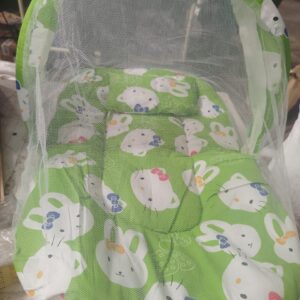 Green And White Colour Baby Net Bed Safe Mosquito Net