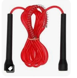 Red And Black Colour Skipping Rope