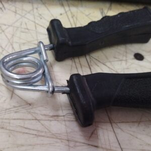 Silver And Black Steel Hand Grip Exerciser For Gym