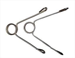 Stainless Steel Gym Rod Spring Lock 1 Pair