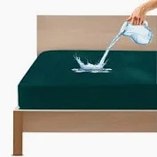 Waterproof Bamboo Mattress Protector Anti Bacterial Bed Cover