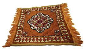 Velvet Pooja Aasan Mat yellow 1 N