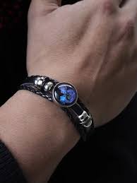 Zodiac Cosmic Leather Multi Strand Bracelet