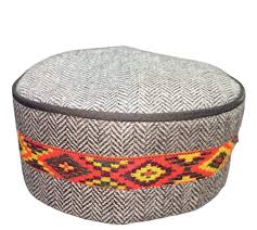Himachali Woolen Cap Unisex Grey 1 Pc