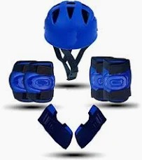 Prikli Skating Kit Set For Kids Blue 6 Pcs