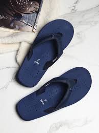 Yoho Navy Color Soft Slipper For Men Size 8