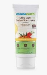Mamaearth Ultra Light Indian Sunscreen With Carrot Seed And Turmeric 80G