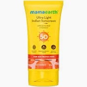 Mamaearth Ultra Light Indian Sunscreen 80Gm
