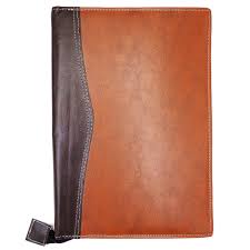 Premium Faux Leather 20 Leafs Personal Document Holder Zipper Organiser Brown Black