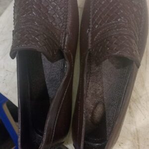 Men rubber shoes brown colour size 8