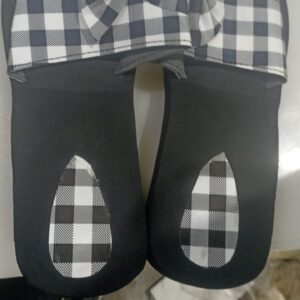 women slipper black colour size 8