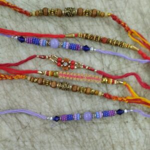 Beautiful Different Rakhi For Brother 8 Pcs