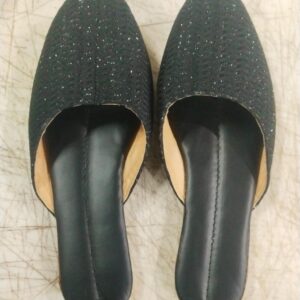 Women Black Colour Fancy Sleeper Size 6