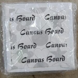 Canvas Boards Which Are Rigid Surfaces Used Small Size Pack Of 5