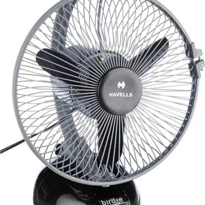 Havells Birdie 230mm Personal Fan Black Grey