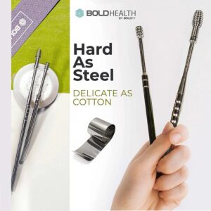 Boldfit Ear Wax Cleaner Ear Cleaner Tool Set Ear Wax Remover Tool Kit Ear Curette Cleaner 6 Pc
